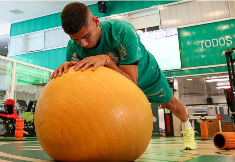 imagem da materia: Com convocados, Palmeiras realiza treino visando o Inter
