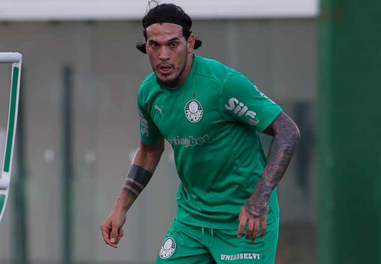 imagem da materia: Gómez é referência em números e de liderança no Palmeiras
