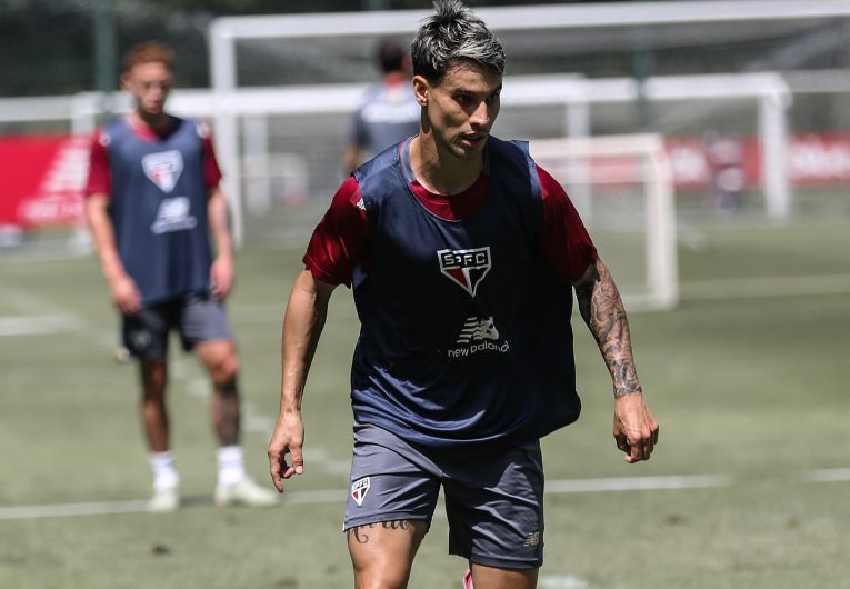 imagem da materia: São Paulo se reapresenta após vitória sobre o Botafogo