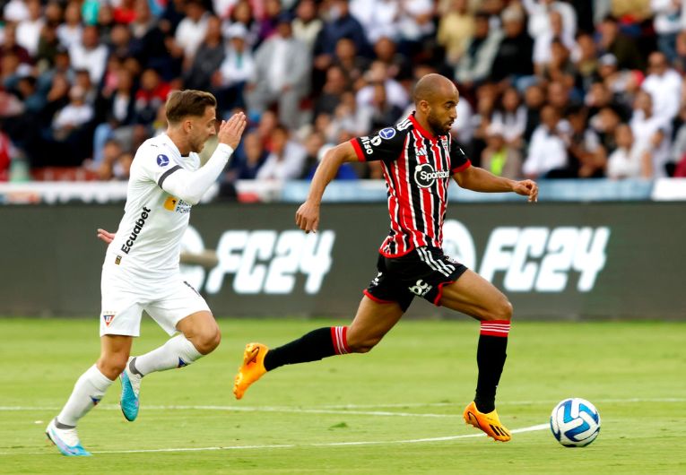 imagem da materia: São Paulo busca evitar repetição de 2023 contra a LDU