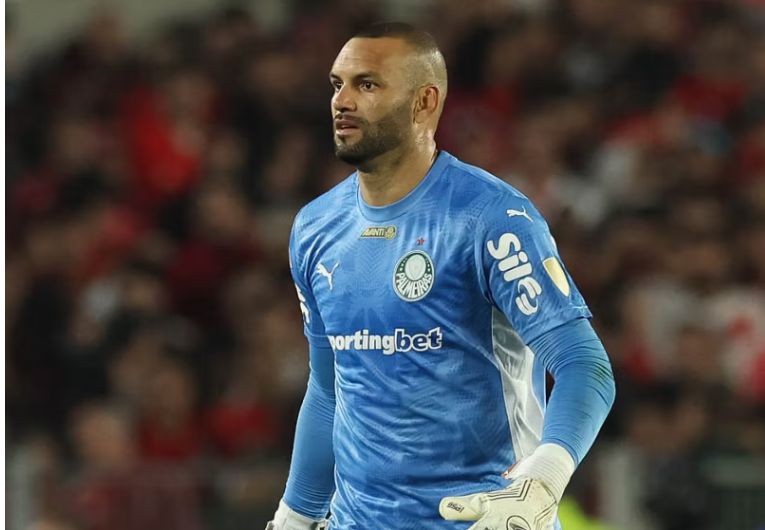 imagem da materia: Weverton comemora feito histórico na Libertadores