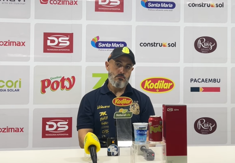 imagem da materia: Guanaes valoriza goleada e elogia pressão do Mirassol