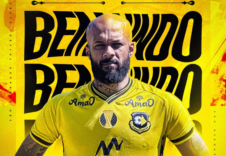 imagem da materia: São Bernardo reforça elenco com o volante Bruno Silva