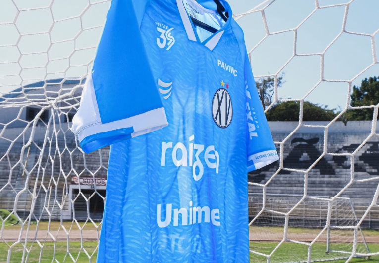 imagem da materia: XV de Piracicaba lança terceiro uniforme; confira