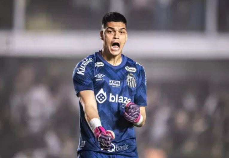 imagem da materia: Gabriel Brazão vira símbolo do Santos