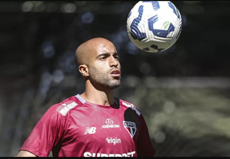 imagem da materia: São Paulo espera contar com Lucas contra a LDU no MorumBis
