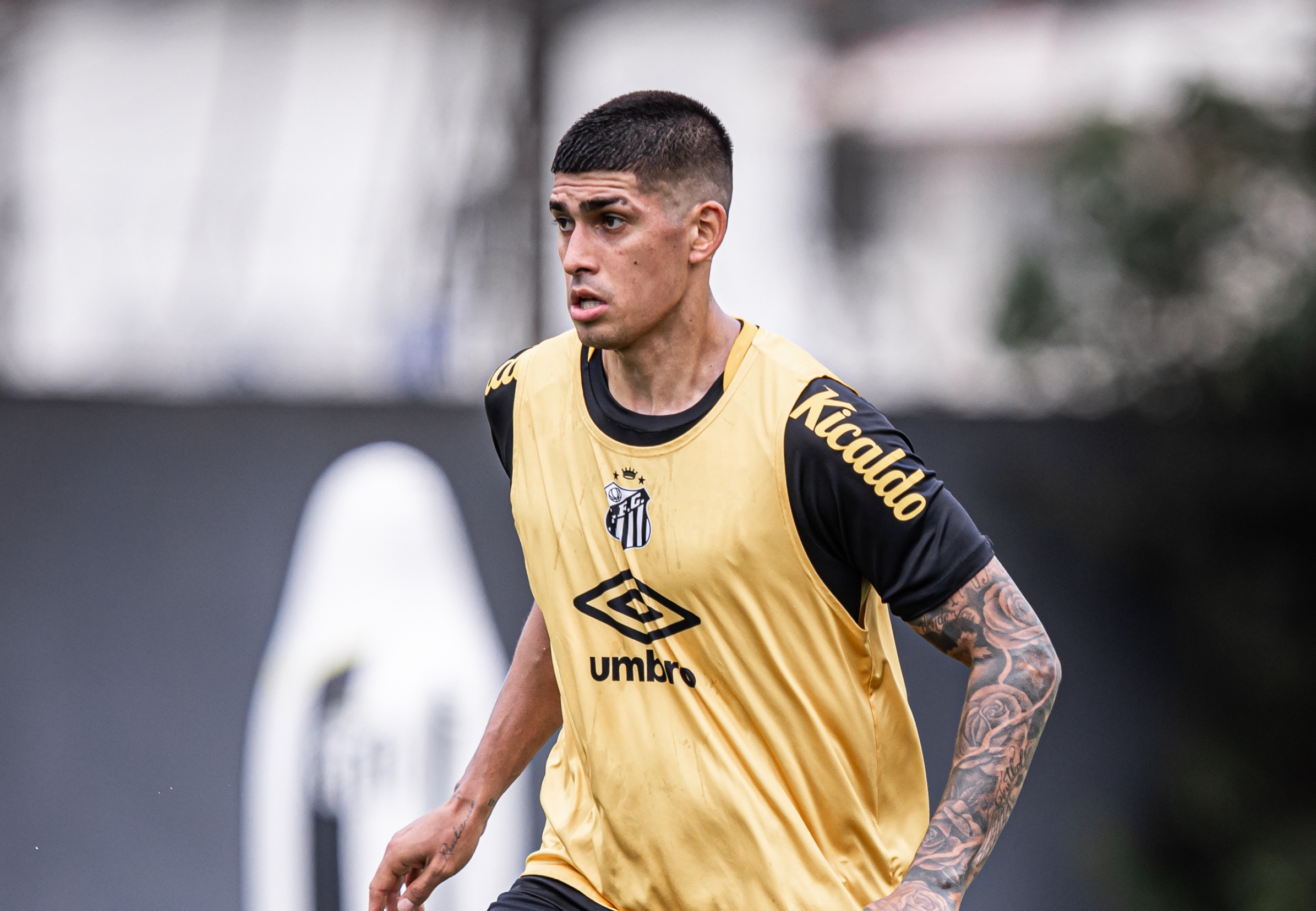 imagem da materia: Adonis Frías desfalca Santos contra Red Bull Bragantino