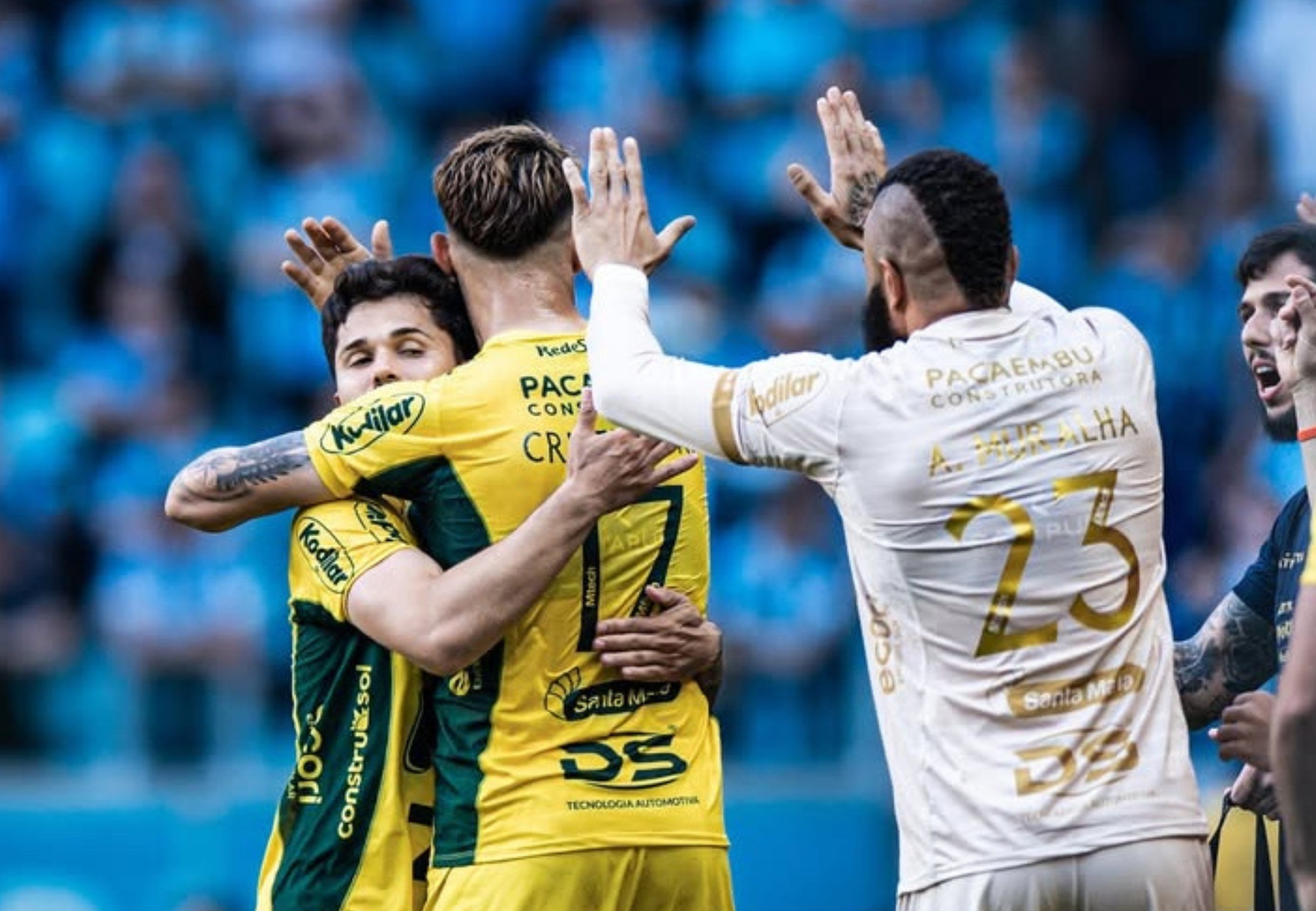 imagem da materia: Com gol de Alesson, Mirassol vence o Grêmio fora de casa