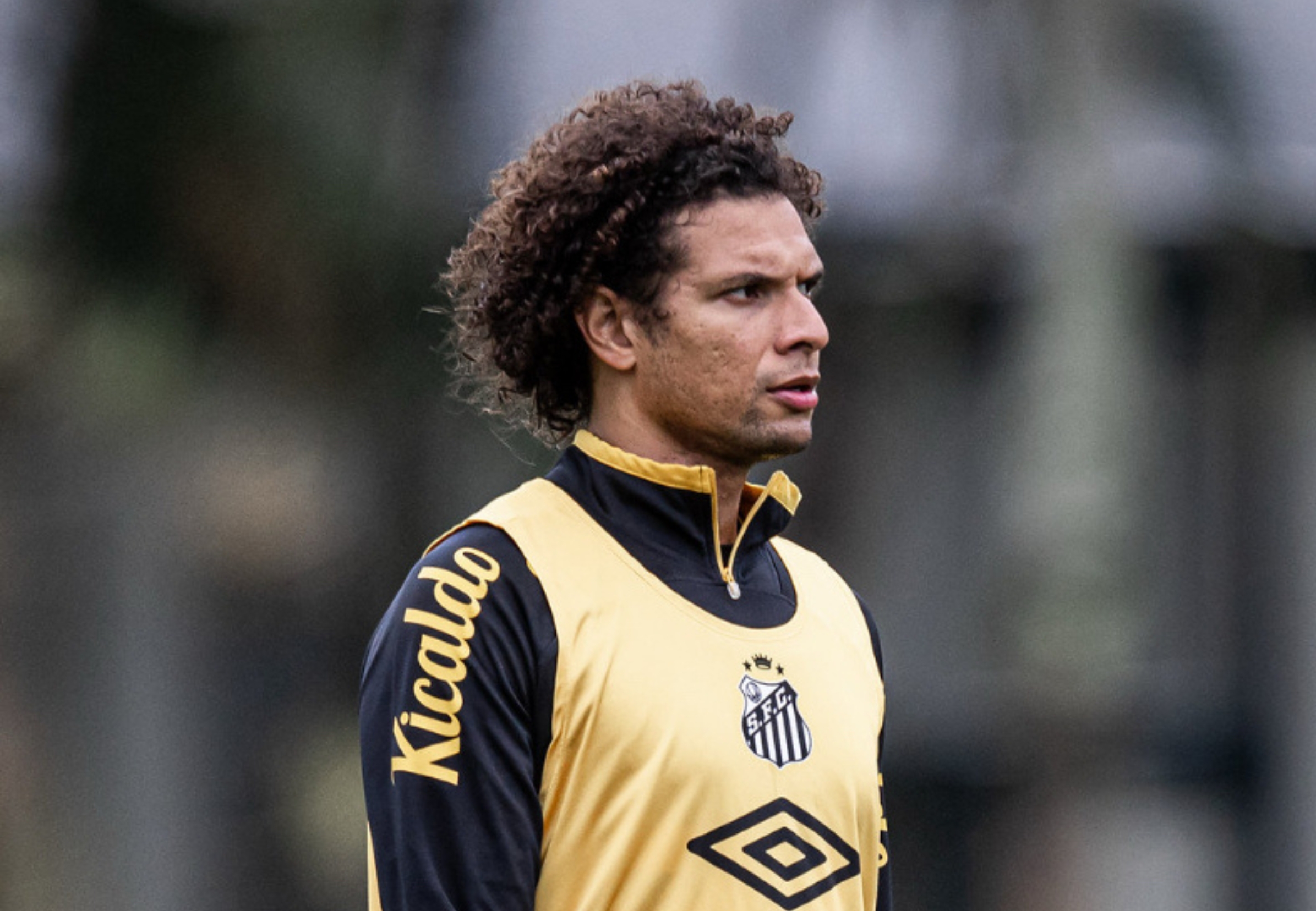 imagem da materia: Santos se prepara para Bragantino com Arão de volta