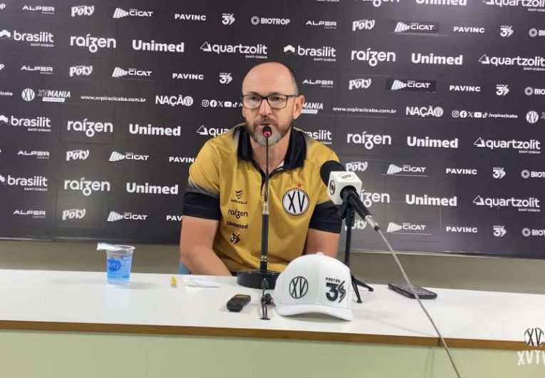 imagem da materia: Técnico do XV de Piracicaba valoriza 'conjunto de fatores'