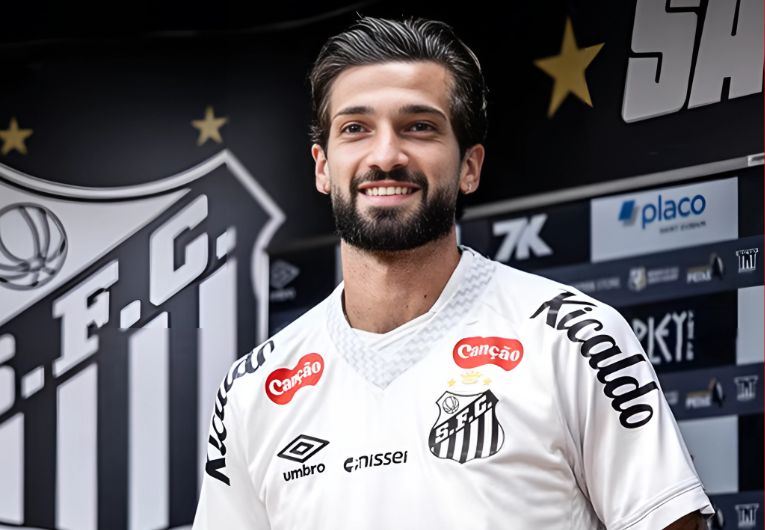 imagem da materia: Lautaro Díaz é apresentado no Santos: “Estou com vontade”