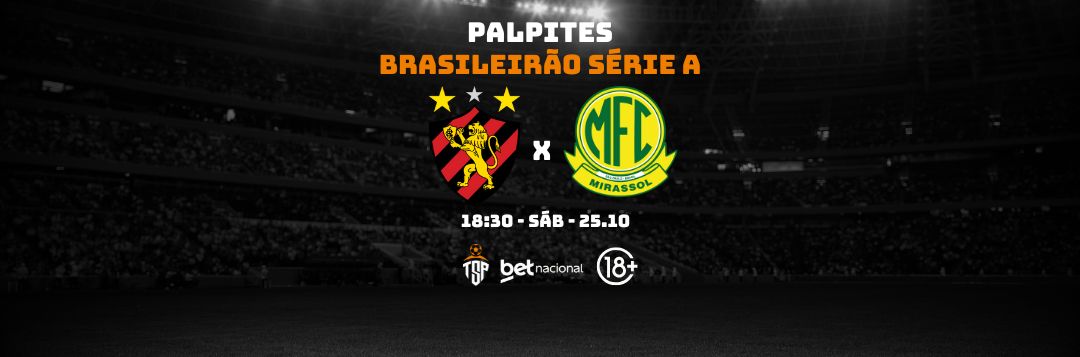 imagem da materia: Palpites: Sport x Mirassol - Série A