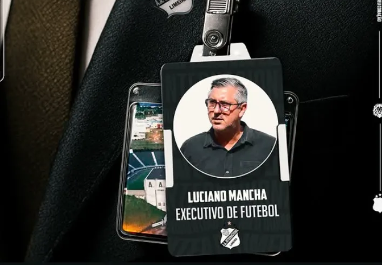 imagem da materia: Luciano Mancha é o novo executivo de futebol da Inter de Limeira
