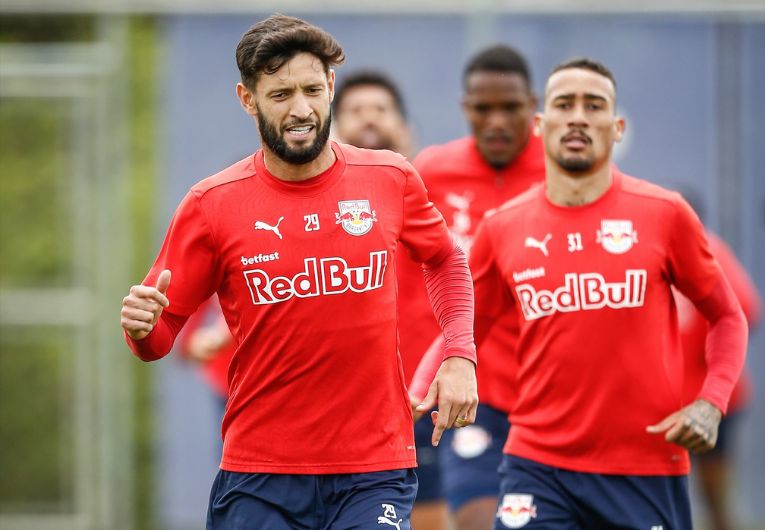 imagem da materia: Bragantino se reapresenta após derrota para o Palmeiras