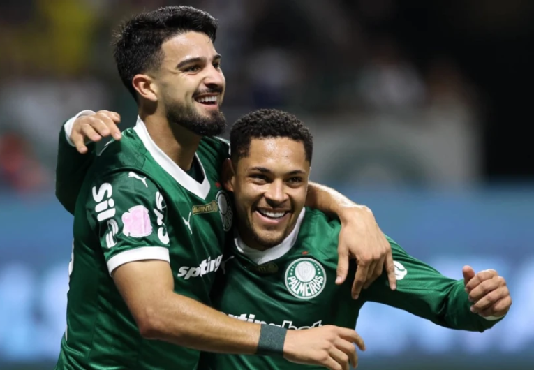 imagem da materia: Palmeiras tem ataque mais eficiente do Brasil e supera europeus