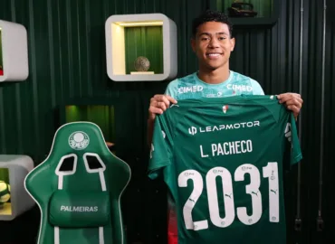 Luis Pacheco renova contrato com o Palmeiras até 2031