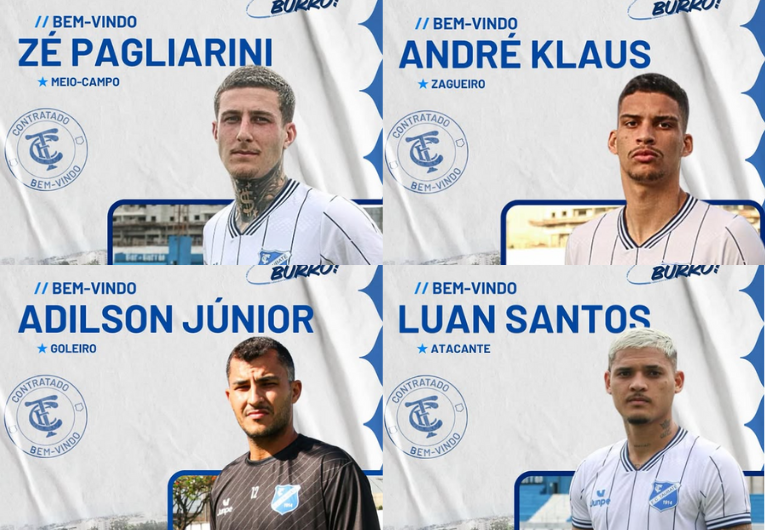 imagem da materia: Taubaté anuncia novos jogadores para Paulistão o A2 de 2026