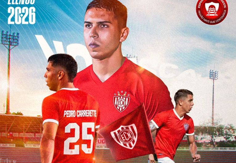 imagem da materia: Noroeste anuncia zagueiro Pedro Carrerette