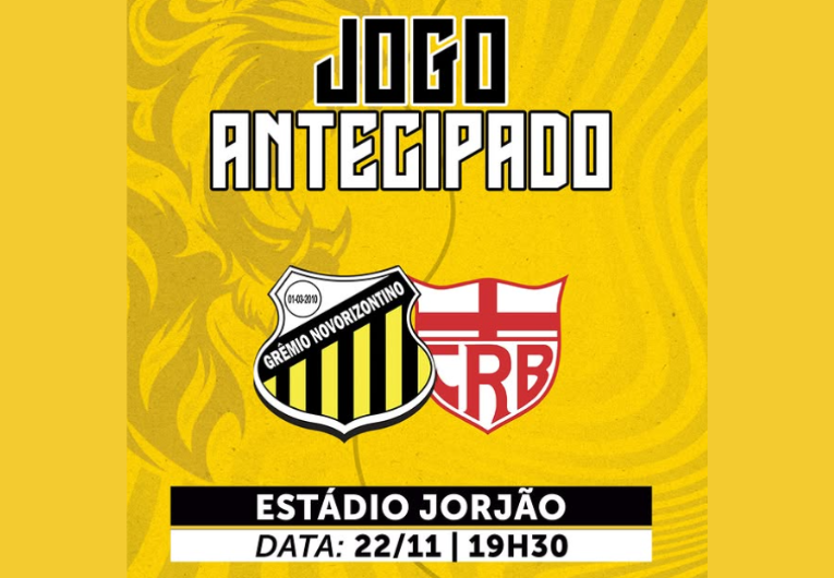 imagem da materia: CBF antecipa duelo entre Novorizontino e CRB