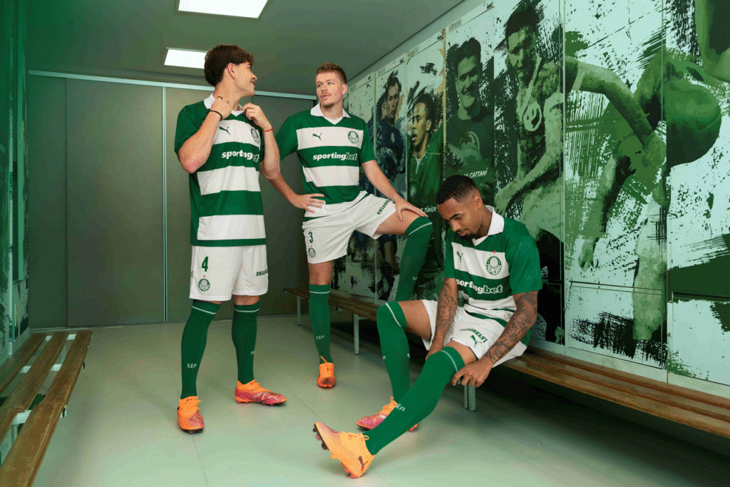 Palmeiras lança novo uniforme e vai estreá-lo contra o Vitória