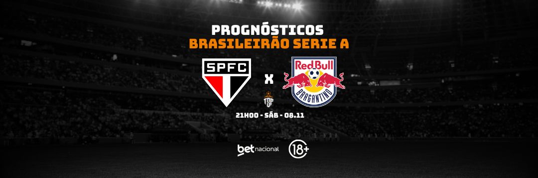 imagem da materia: Palpites: São Paulo x Bragantino - Série A