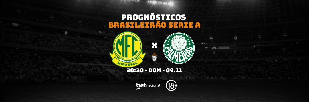 imagem da materia: Palpites: Mirassol x Palmeiras - Série A