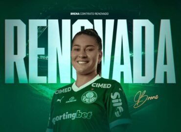 Palmeiras renova com Brena até 2026