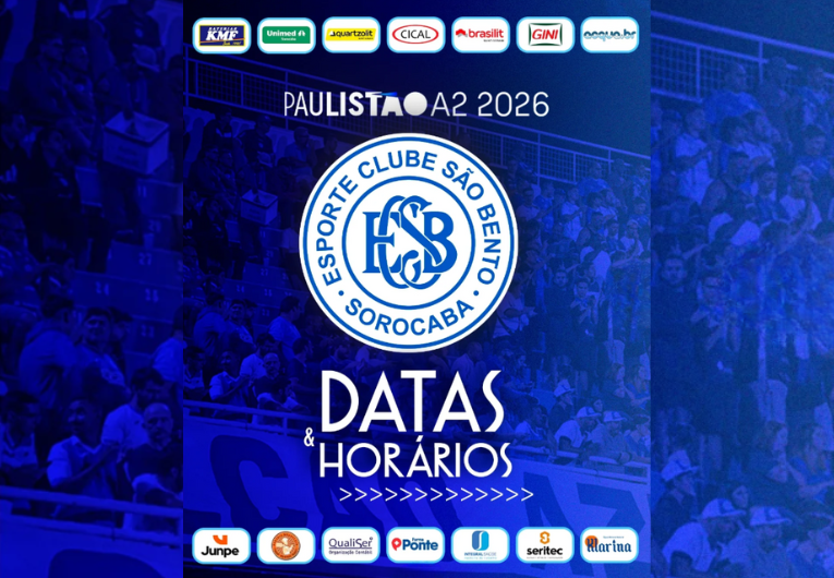 imagem da materia: São Bento tem datas e horários definidos no Paulistão A2 de 2026