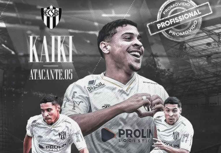 imagem da materia: Kaiki é integrado ao elenco profissional do Cachorrão para a Série A3