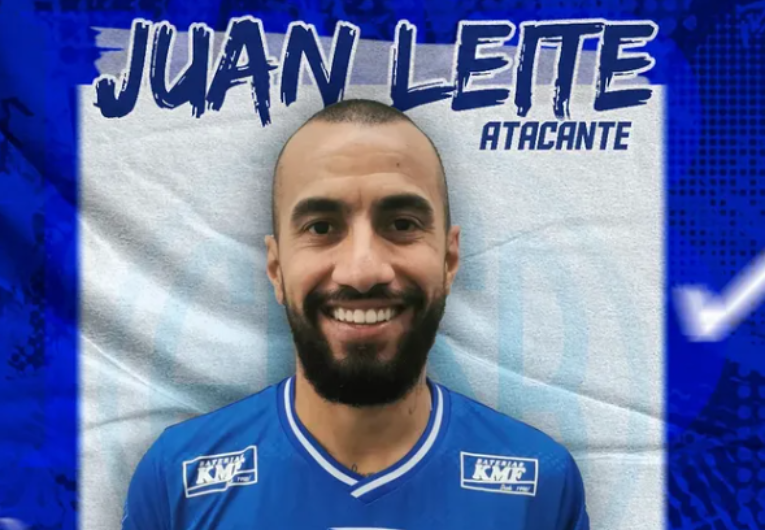 imagem da materia: São Bento anuncia novo atacante Juan Leite