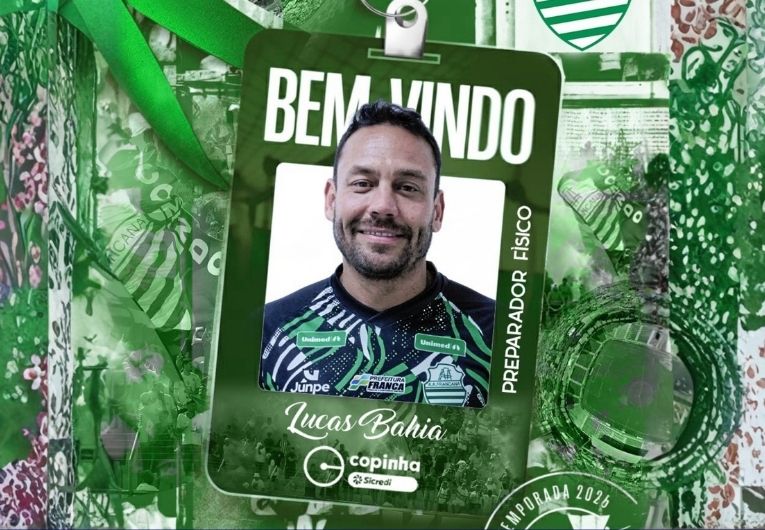 imagem da materia: Guia: conheça Lucas Bahia, o novo treinador da Francana na Copinha 2026