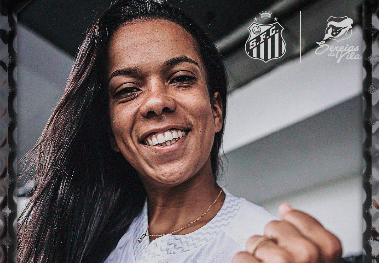 imagem da materia: Santos anuncia a contratação da meia Vivian para 2026