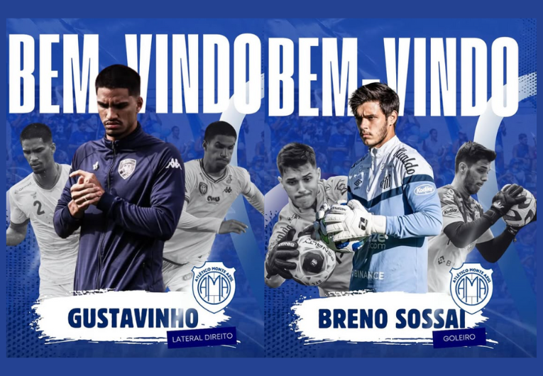 imagem da materia: Atlético Monte Azul anuncia Breno Sossai e Gustavinho