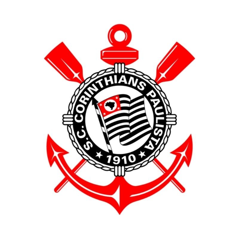 Escudo oficial do Sport Club Corinthians Paulista com link para grupo do WhatsApp