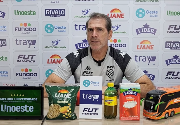 imagem da materia: Luciano Dias pede serenidade e união para tirar Grêmio Prudente do Z-2