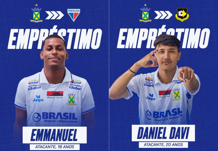 imagem da materia: Santo André empresta Emmanuel e Daniel Davi