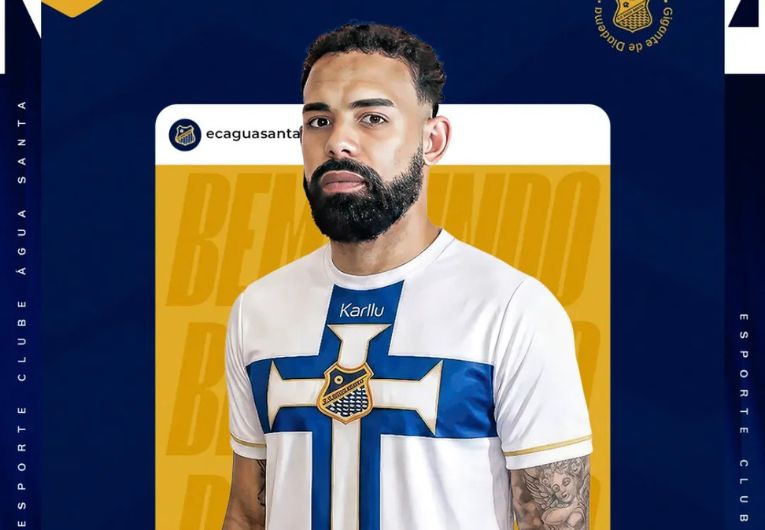 imagem da materia: Água Santa anuncia Jonatha Carlos para a Série D