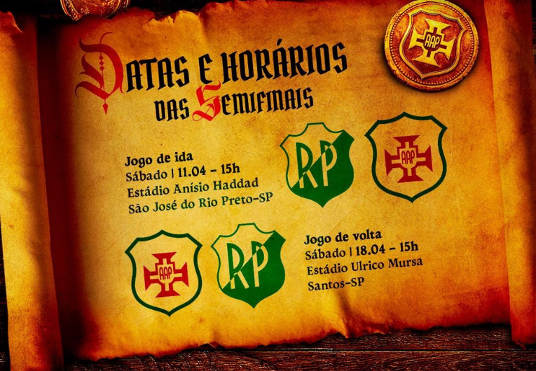 imagem da materia: FPF define datas e horários entre Briosa e Rio Preto na Série A3