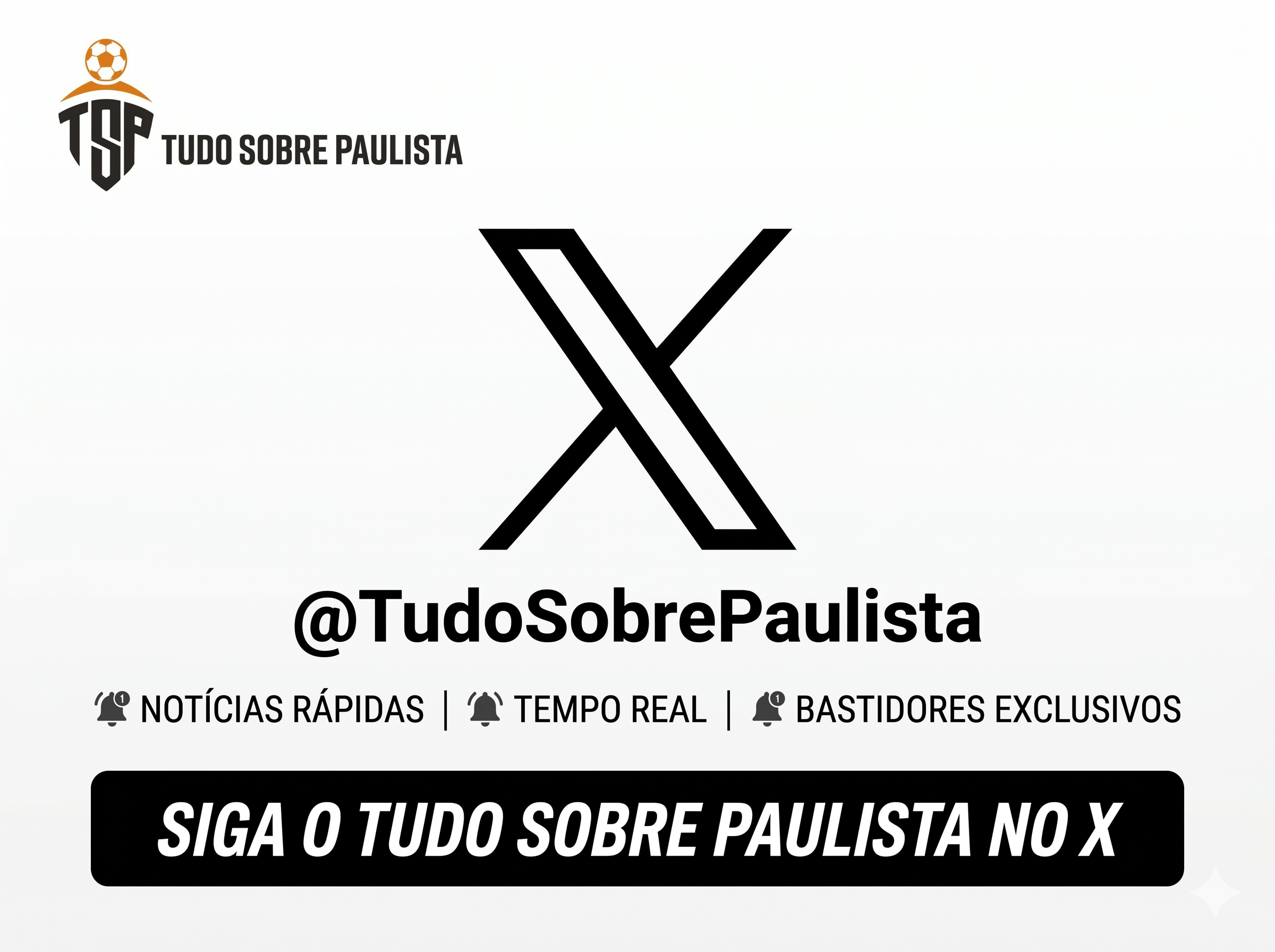 Siga o Tudo Sobre Paulista no X