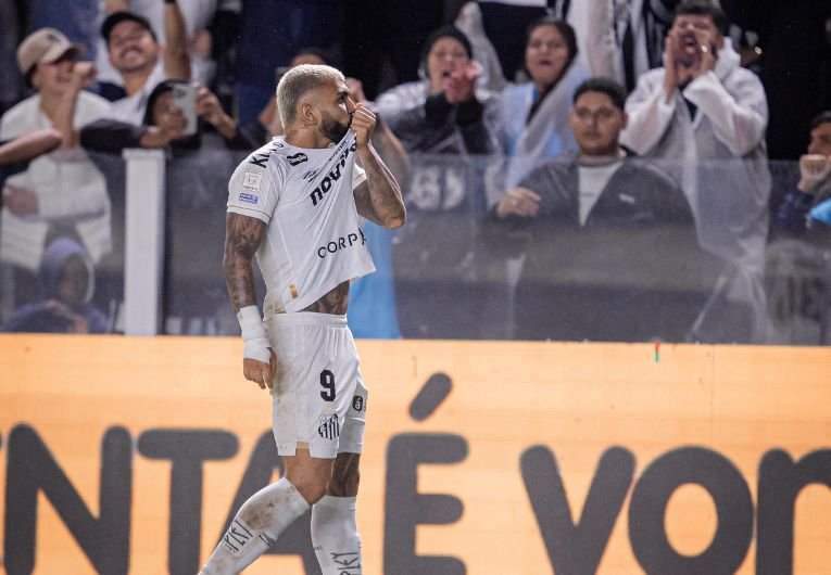 O Superior Tribunal de Justiça Desportiva (STJD) suspendeu o atacante Gabriel Barbosa, o Gabigol, por uma partida em razão de um gesto obsceno direcionado a um torcedor durante a vitória do Santos por 3 a 1 sobre o Vitória, na Vila Belmiro, pela 18ª rodada do Campeonato Brasileiro.