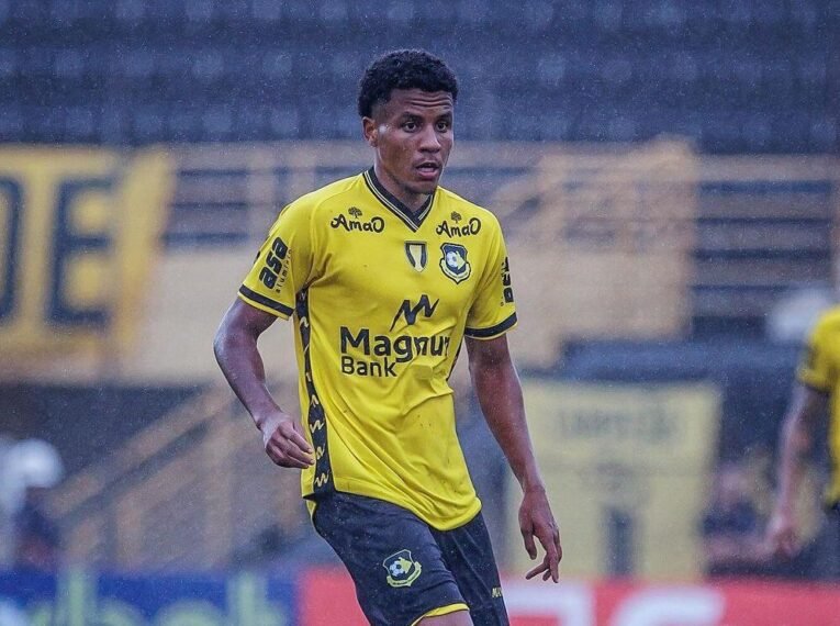 Lucas Lima foi um dos destaques do São Bernardo no Paulistão 2025. (Foto: Rafael Assunção)