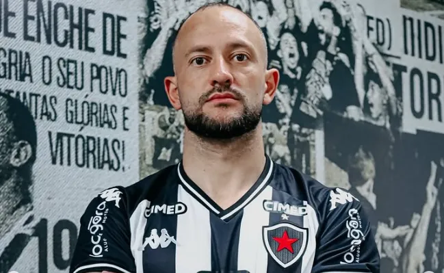 Diego Tavares, novo atacante do Botafogo-PB - Foto: Divulgação