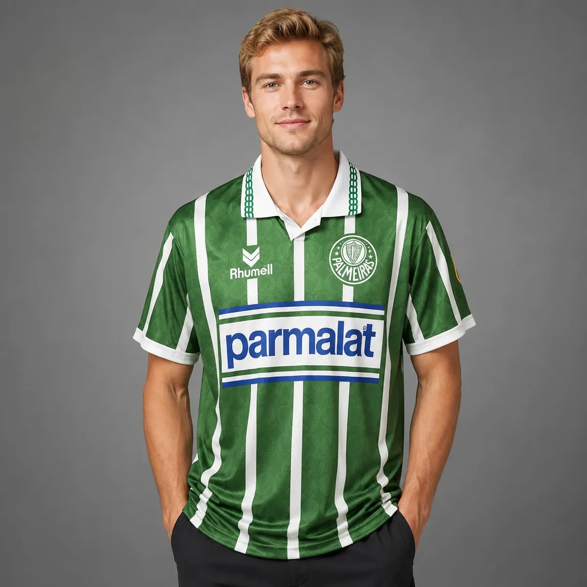 Camisa Palmeiras Parmalat Retrô 1994 Oficial Masculina