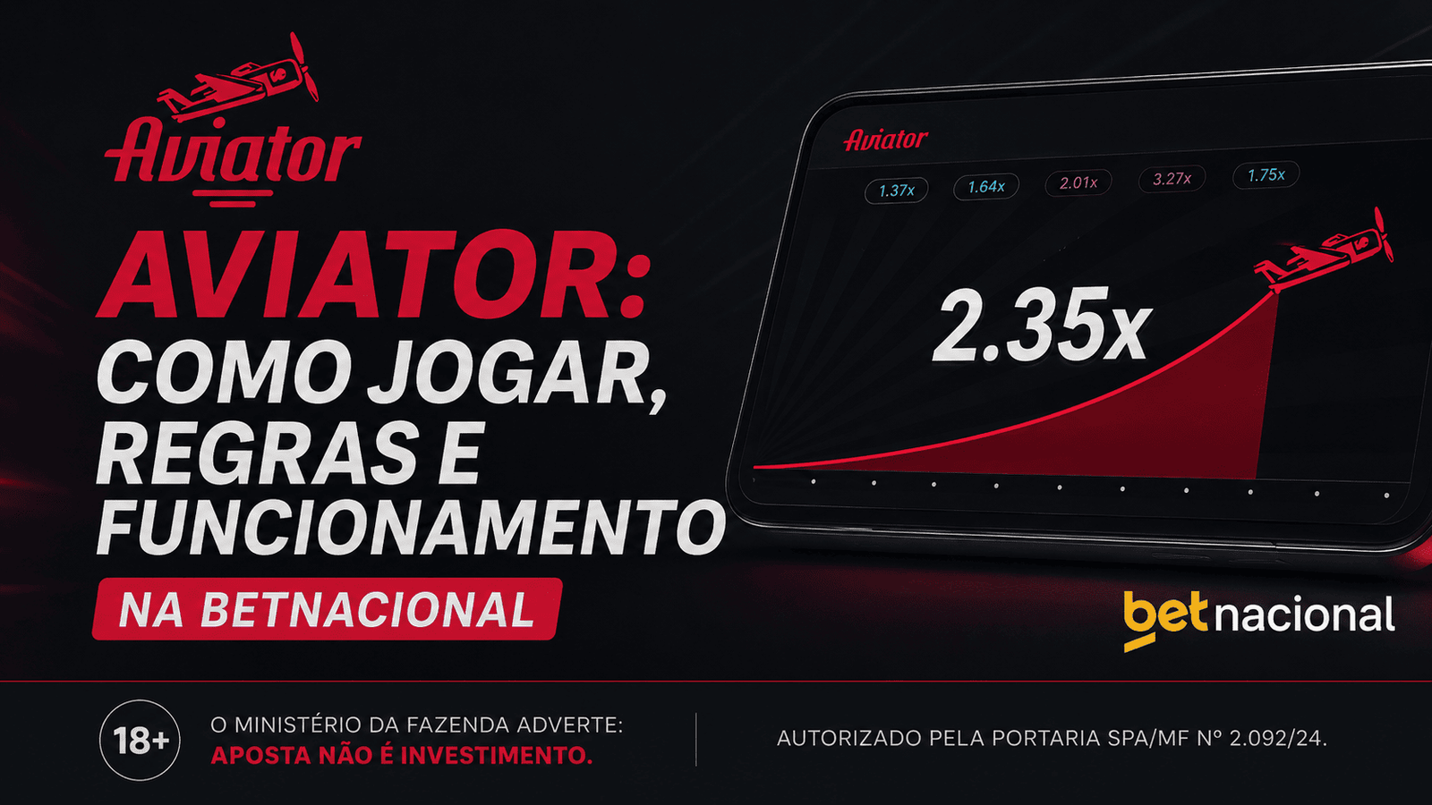 Aviator na Betnacional: como jogar, regras e funcionamento do jogo