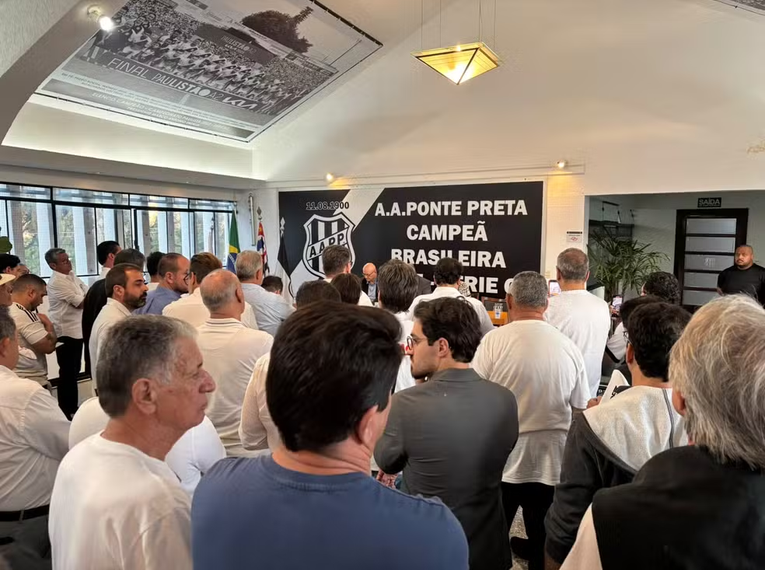 Reunião sobre SAF na Ponte termina sem votação — Foto: Reprodução Redes Sociais