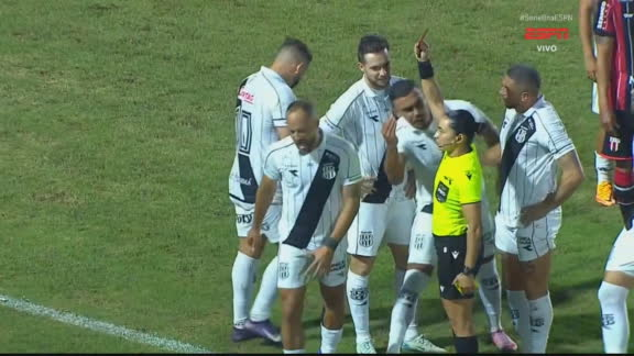Edina Alves em Ponte Preta 0x0 Botafogo-SP - Foto: Reprodução/ESPN