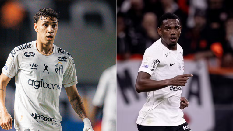 Fotos: Raul Baretta/ Santos FC. e Rodrigo Coca/Agência Corinthians