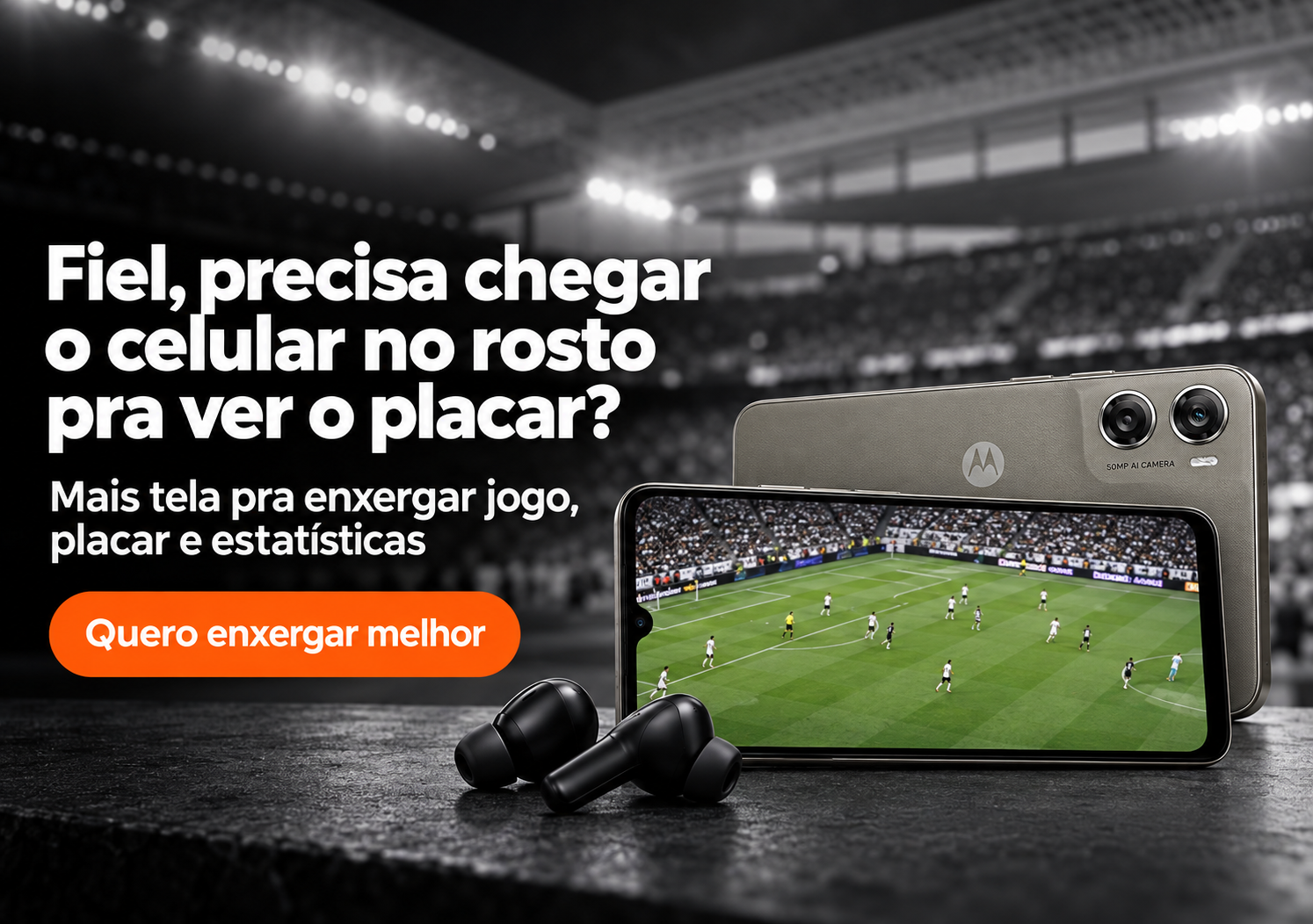 Banner Corinthians - 728 x 180 px - Motorola G06