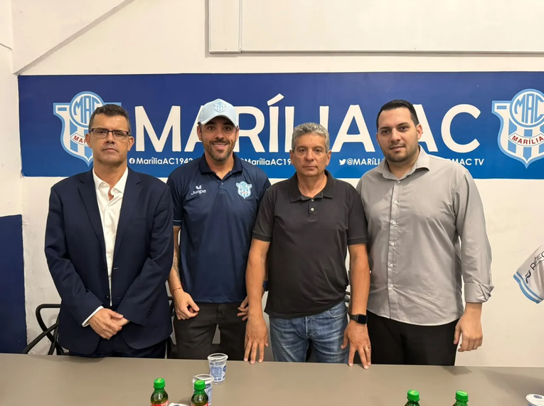 Marcelo Marelli é apresentado como novo técnico do Marília - Foto: Divulgação